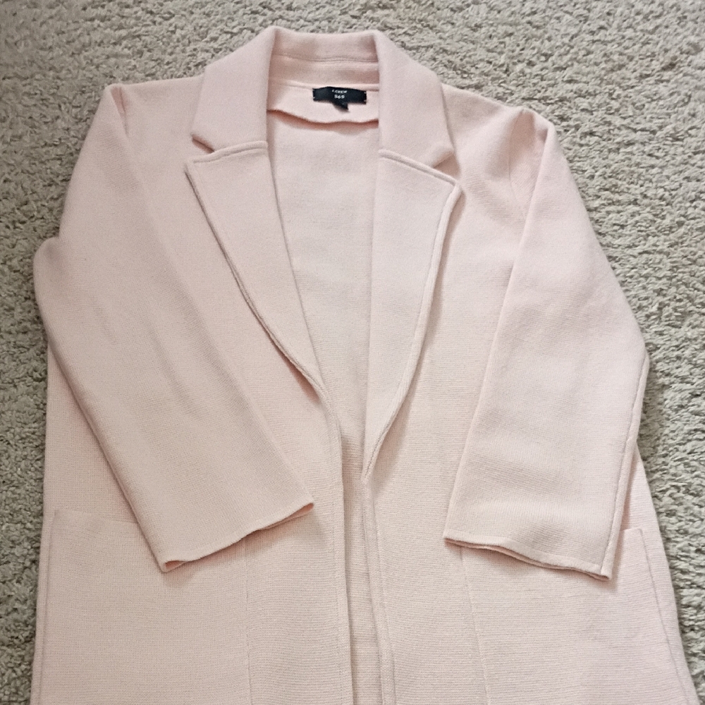 J. Crew Women's Blush Pink Blazer
